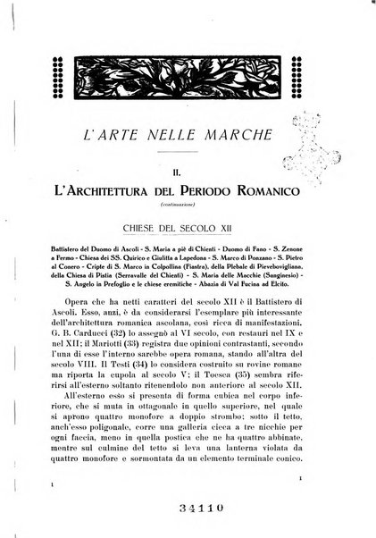 Rassegna marchigiana per le arti figurative, le bellezze naturali, la musica