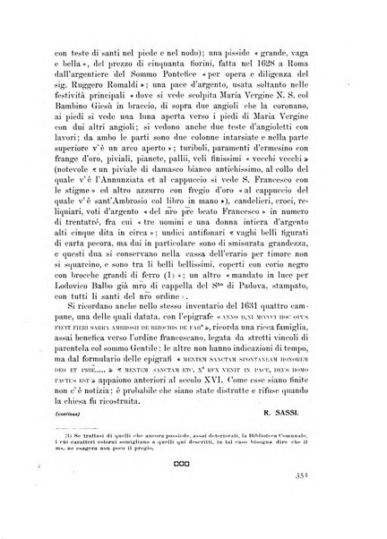 Rassegna marchigiana per le arti figurative, le bellezze naturali, la musica