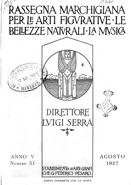 Rassegna marchigiana per le arti figurative, le bellezze naturali, la musica