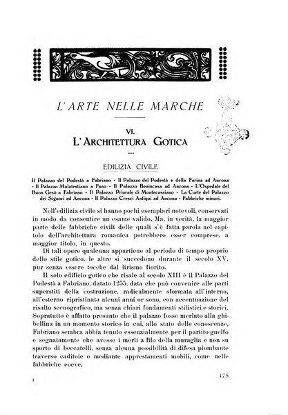 Rassegna marchigiana per le arti figurative, le bellezze naturali, la musica