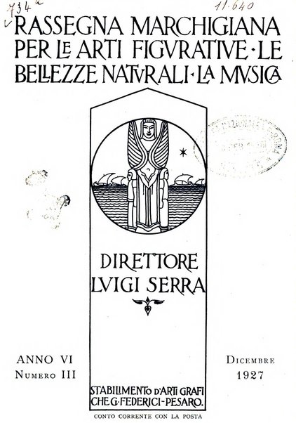 Rassegna marchigiana per le arti figurative, le bellezze naturali, la musica