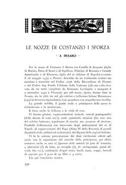 Rassegna marchigiana per le arti figurative, le bellezze naturali, la musica