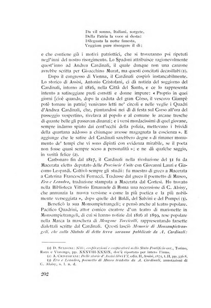 Rassegna marchigiana per le arti figurative, le bellezze naturali, la musica