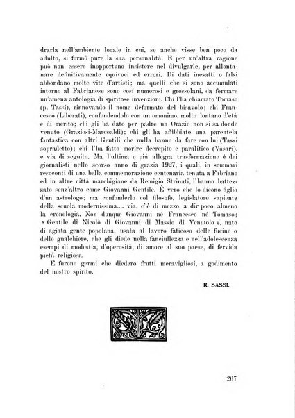 Rassegna marchigiana per le arti figurative, le bellezze naturali, la musica