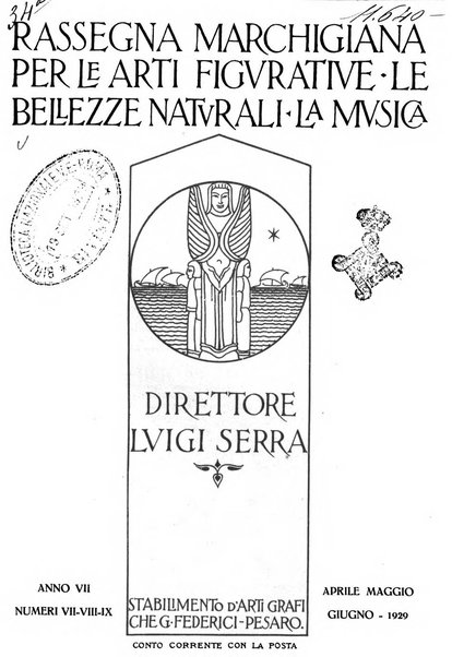 Rassegna marchigiana per le arti figurative, le bellezze naturali, la musica