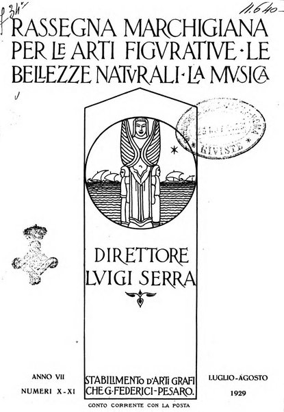 Rassegna marchigiana per le arti figurative, le bellezze naturali, la musica