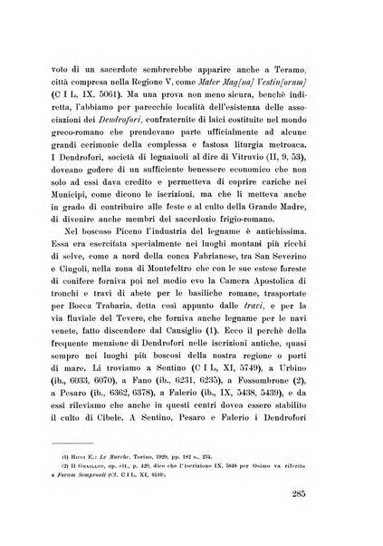 Rassegna marchigiana per le arti figurative, le bellezze naturali, la musica