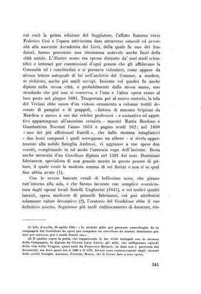 Rassegna marchigiana per le arti figurative, le bellezze naturali, la musica