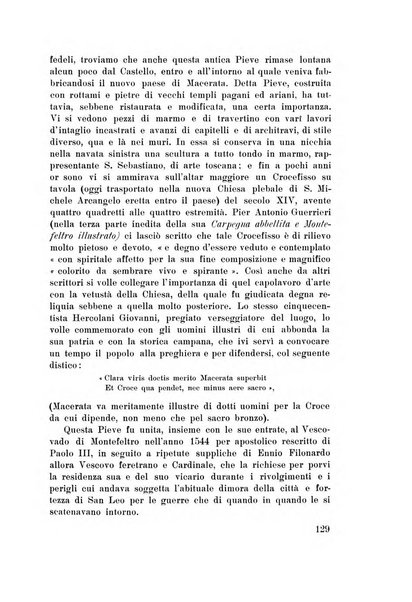 Rassegna marchigiana per le arti figurative, le bellezze naturali, la musica