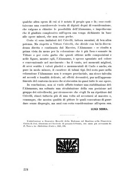 Rassegna marchigiana per le arti figurative, le bellezze naturali, la musica