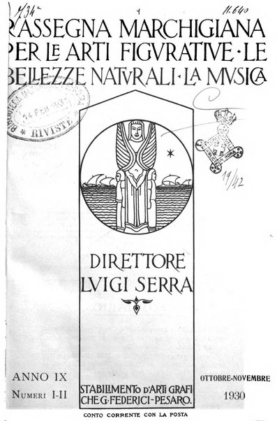 Rassegna marchigiana per le arti figurative, le bellezze naturali, la musica