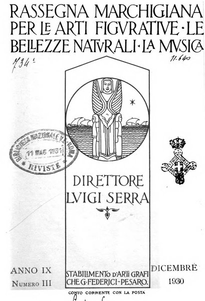 Rassegna marchigiana per le arti figurative, le bellezze naturali, la musica