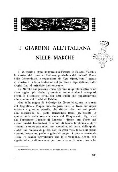 Rassegna marchigiana per le arti figurative, le bellezze naturali, la musica