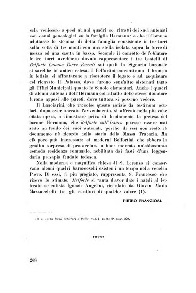 Rassegna marchigiana per le arti figurative, le bellezze naturali, la musica