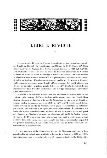 Rassegna marchigiana per le arti figurative, le bellezze naturali, la musica