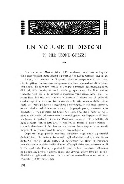 Rassegna marchigiana per le arti figurative, le bellezze naturali, la musica