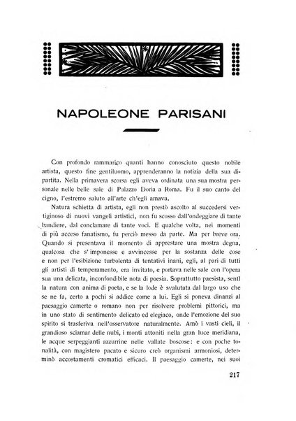 Rassegna marchigiana per le arti figurative, le bellezze naturali, la musica