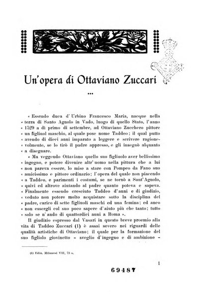 Rassegna marchigiana per le arti figurative, le bellezze naturali, la musica