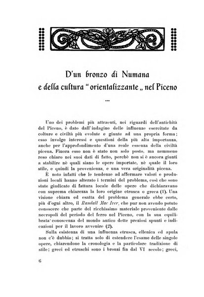 Rassegna marchigiana per le arti figurative, le bellezze naturali, la musica