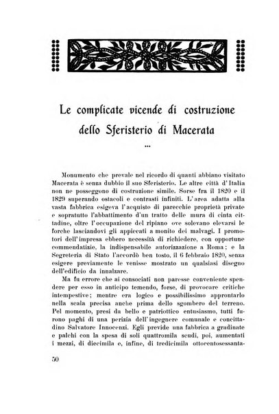 Rassegna marchigiana per le arti figurative, le bellezze naturali, la musica