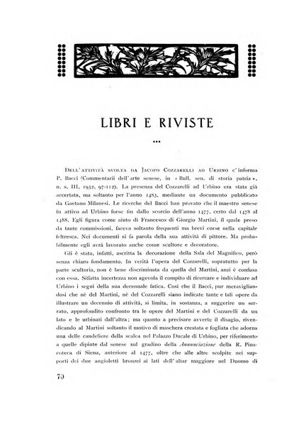 Rassegna marchigiana per le arti figurative, le bellezze naturali, la musica