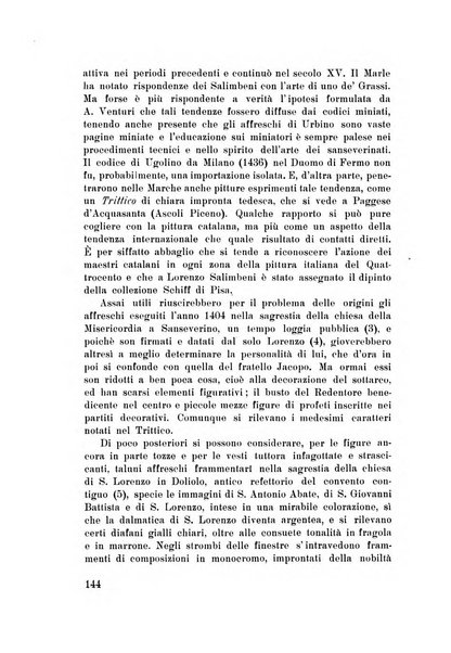 Rassegna marchigiana per le arti figurative, le bellezze naturali, la musica