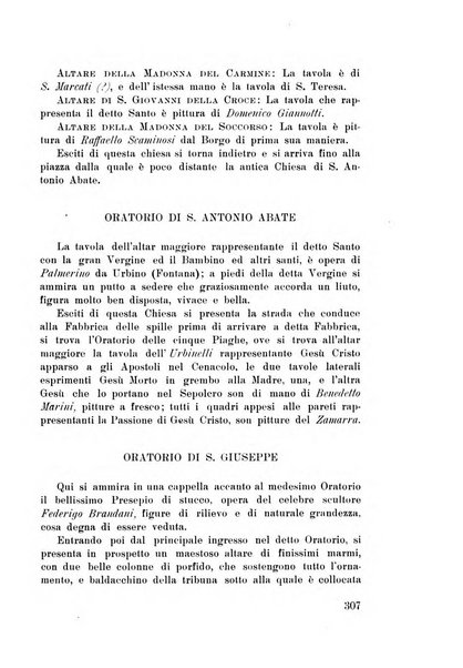 Rassegna marchigiana per le arti figurative, le bellezze naturali, la musica