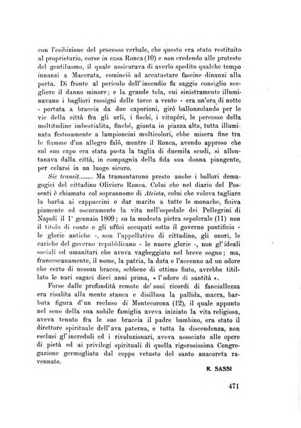 Rassegna marchigiana per le arti figurative, le bellezze naturali, la musica