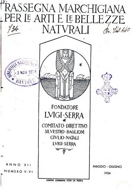 Rassegna marchigiana per le arti figurative, le bellezze naturali, la musica