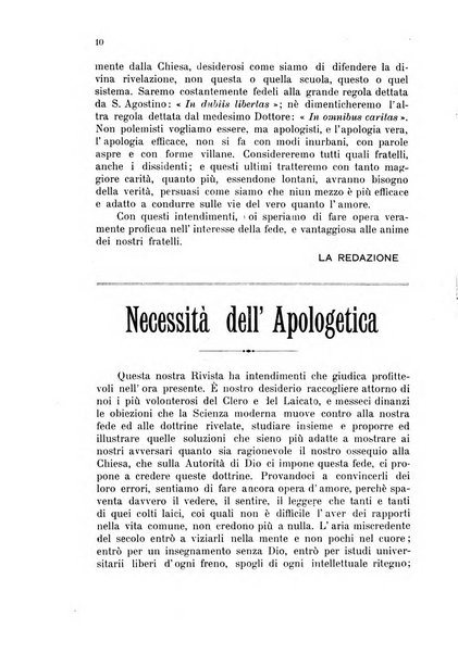 Rivista di apologia cristiana periodico mensile