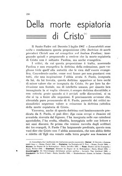 Rivista di apologia cristiana periodico mensile