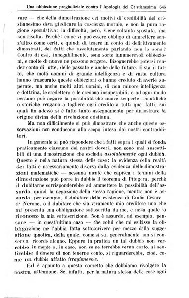 Rivista di apologia cristiana periodico mensile