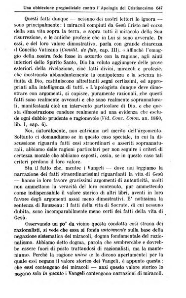 Rivista di apologia cristiana periodico mensile