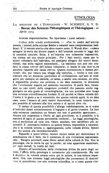 Rivista di apologia cristiana periodico mensile