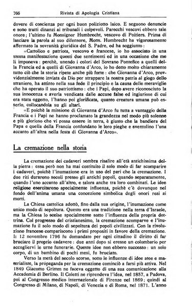 Rivista di apologia cristiana periodico mensile