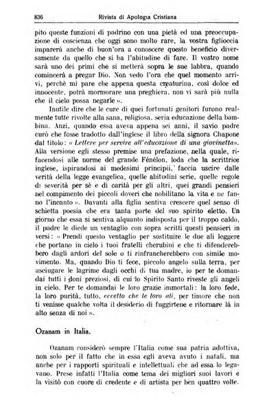 Rivista di apologia cristiana periodico mensile