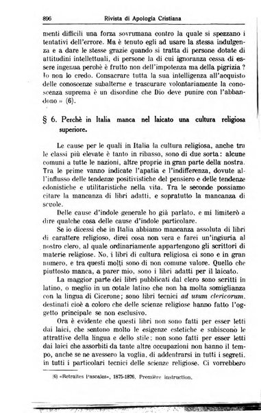 Rivista di apologia cristiana periodico mensile