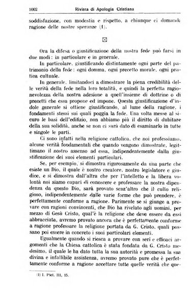 Rivista di apologia cristiana periodico mensile