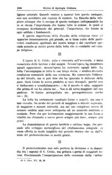 Rivista di apologia cristiana periodico mensile