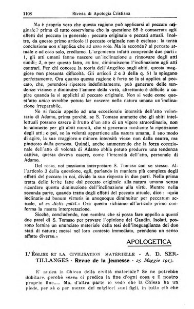 Rivista di apologia cristiana periodico mensile