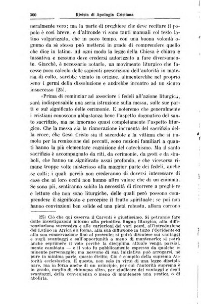 Rivista di apologia cristiana periodico mensile