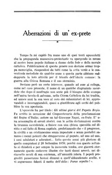 Rivista di apologia cristiana periodico mensile