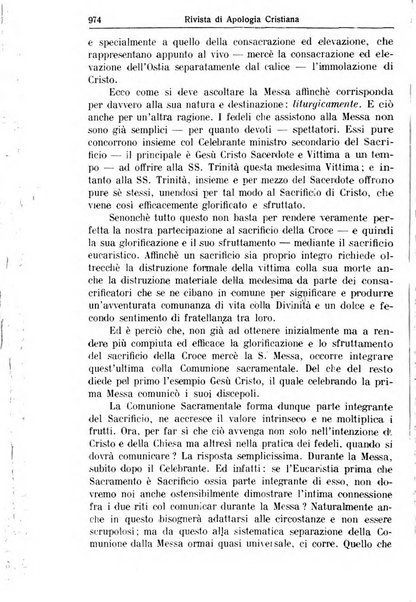 Rivista di apologia cristiana periodico mensile