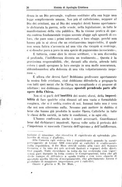 Rivista di apologia cristiana periodico mensile