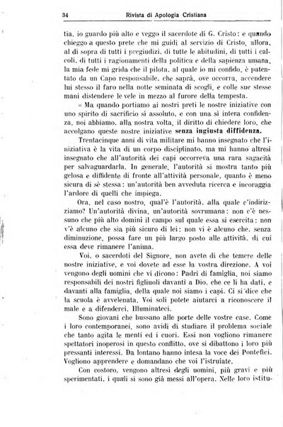 Rivista di apologia cristiana periodico mensile