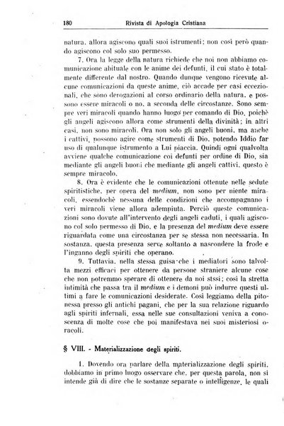 Rivista di apologia cristiana periodico mensile