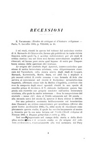 Rivista di scienze storiche pubblicazione mensile sotto gli auspici della società cattolica per gli studi scientifici