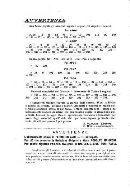 Rivista di scienze storiche pubblicazione mensile sotto gli auspici della società cattolica per gli studi scientifici