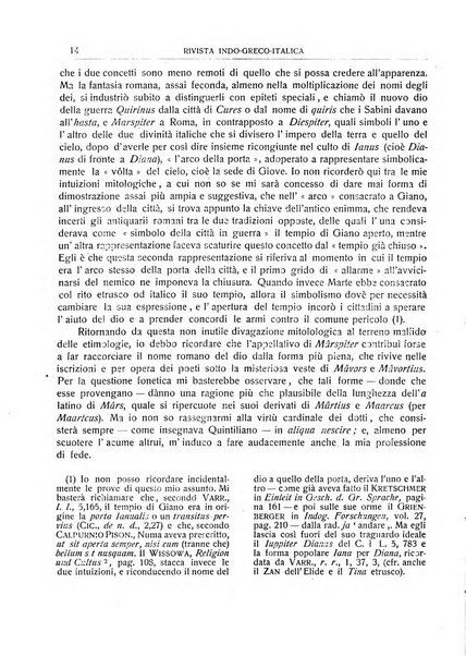 Rivista indo-greco-italica di filologia, lingua, antichità periodico trimestrale