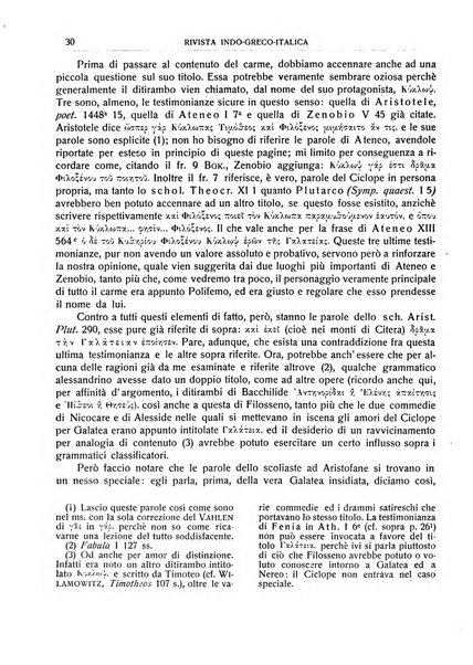 Rivista indo-greco-italica di filologia, lingua, antichità periodico trimestrale